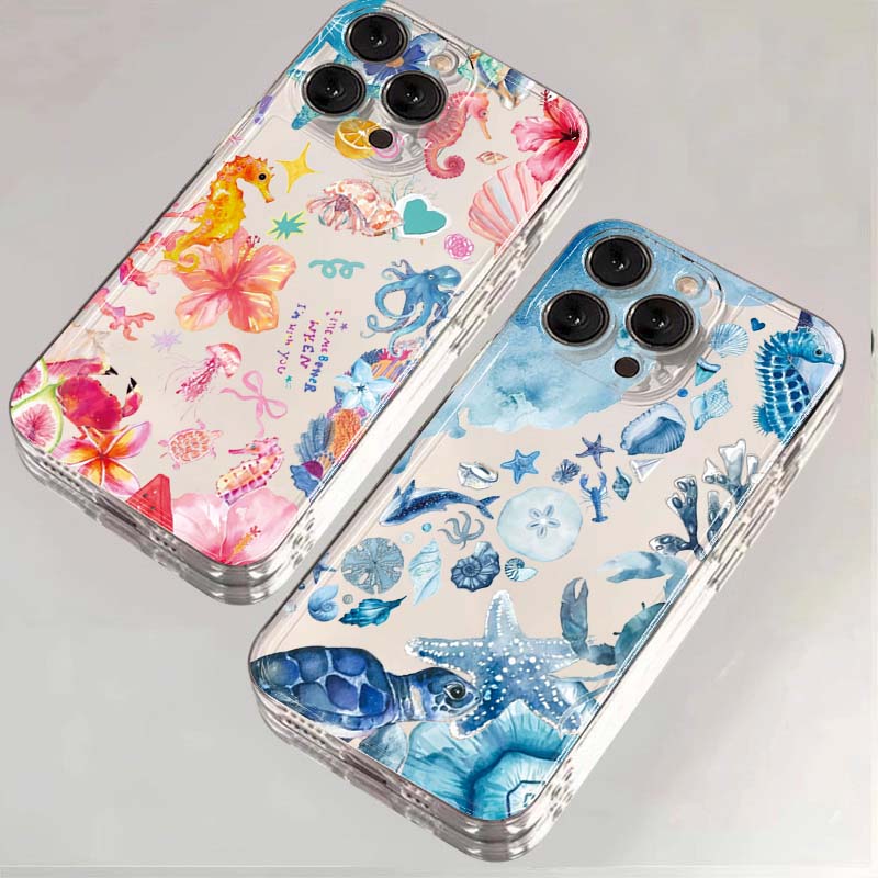 Samsung Galaxy A55 - Summer Cartoon Turtle Pattern Phone Case