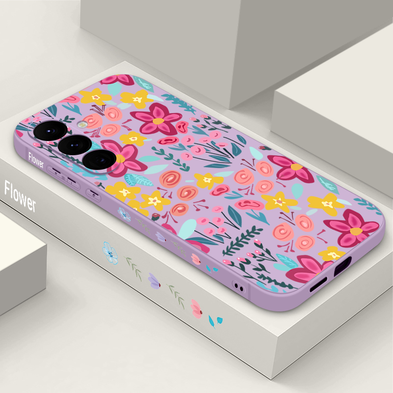 Samsung Galaxy A55 - Flowers Floral Pattern Phone Case For