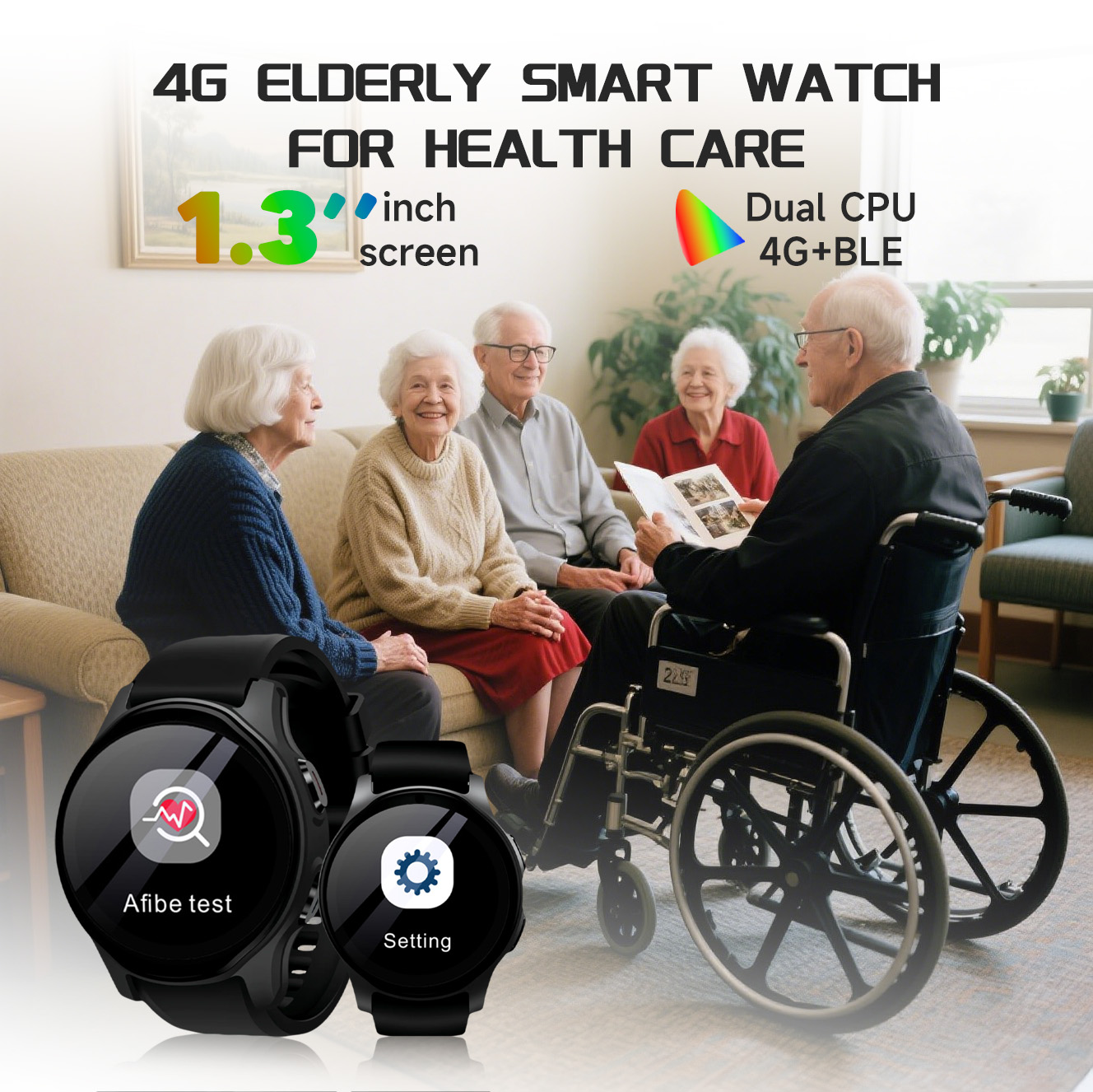 new 4G GPS Navigation Smart Wa - Fall Detection Watch recension och pris