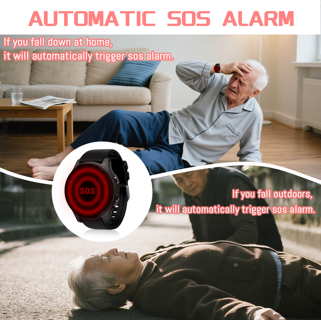 new 4G GPS Navigation Smart Wa - Fall Detection Watch recension och pris