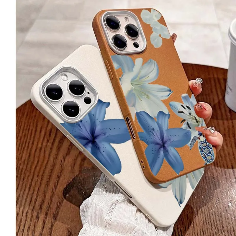 Elegant Blue Lily Fashion Patt - Xiaomi Redmi Note 13 recension och pris