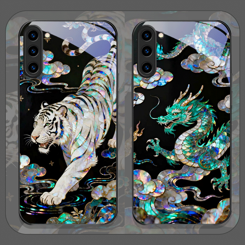 Stylish Tiger Dragon Marble Te - Samsung Galaxy S24 recension och pris