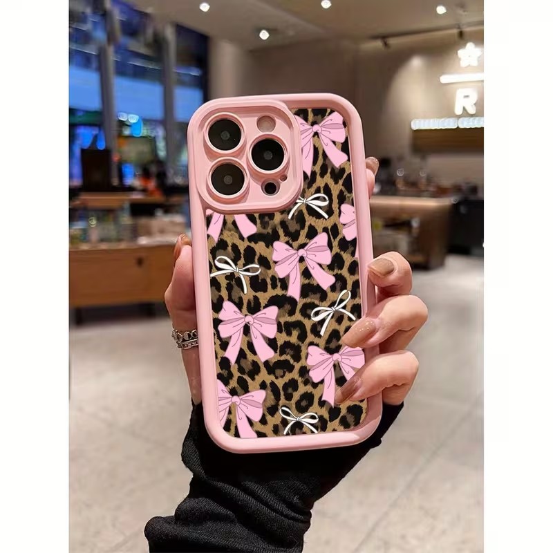Leopard Print Bow Phone Case F - Apple Iphone 16 recension och pris
