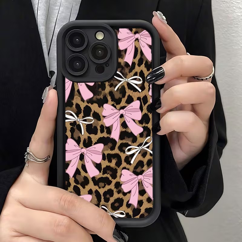 Leopard Print Bow Phone Case F - Apple Iphone 16 recension och pris