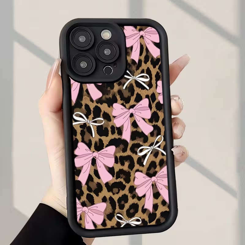 Leopard Print Bow Phone Case F - Apple Iphone 16 recension och pris