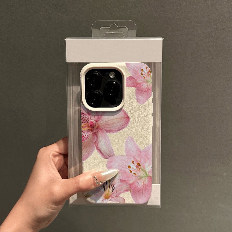 Pink Lily Lychee Texture Phone - Samsung Galaxy A55 recension och pris