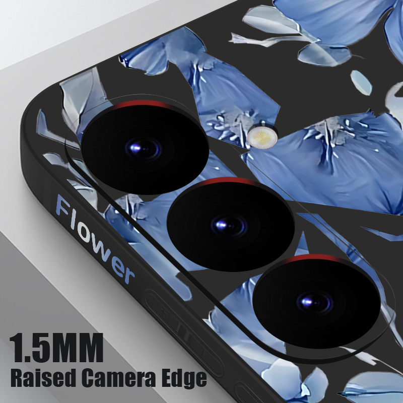 Flowers Plant Pattern Phone Ca - Samsung Galaxy A55 recension och pris